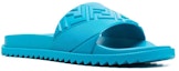Order Sandal Karet Fendi 'Motif FF Diagonal - Turquoise' 7X1377-ABO2-F1E4P
