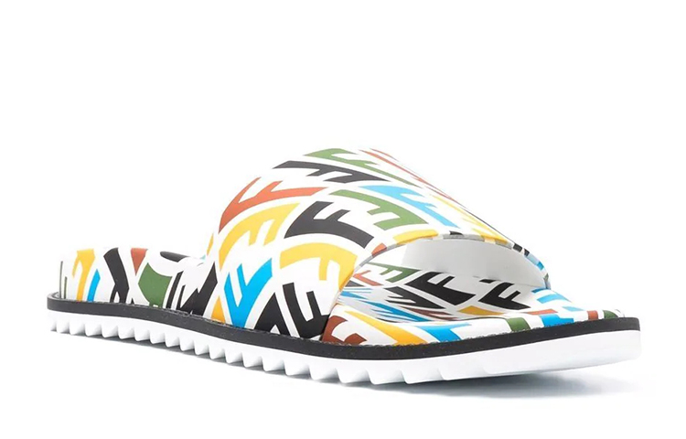 Lookbook 펜디 FF 버티고 멀티 러버 슬라이드 7X1433-AE84-F1CPB