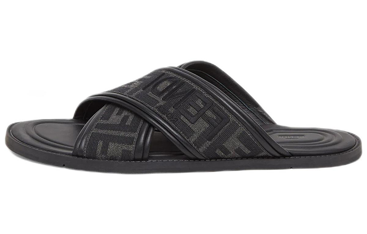 Fendi Sandals 'Cross Strap Black Fashion'