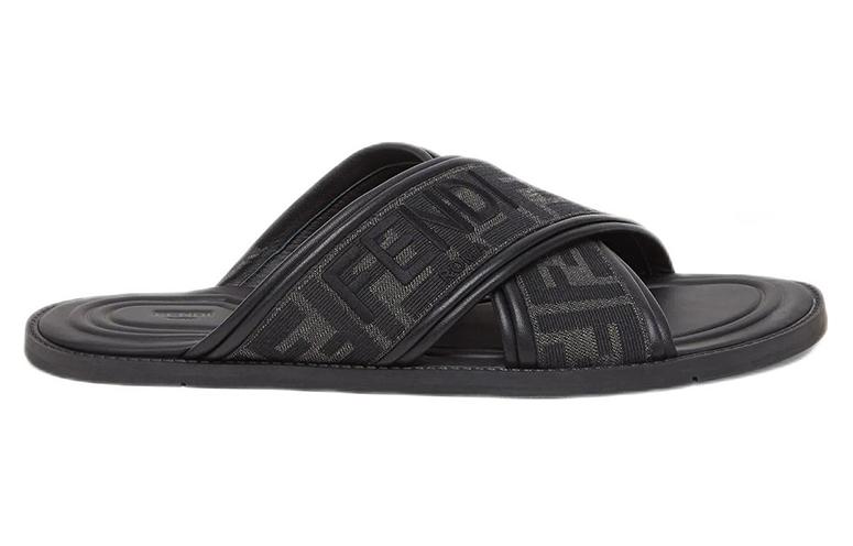 Fendi Sandals 'Cross Strap Black Fashion' 圖 2