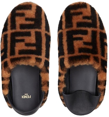 Pantufla Fendi Shearling 'Logo FF - Marrón' 7P1406-AD7M-F0R7R Lookbook Pantufla Fendi Shearling 'Logo FF - Marrón' 7P1406-AD7M-F0R7R