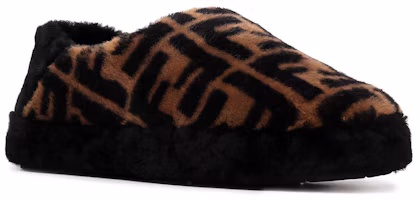 Order Fendi Sandal Bulu Shearling 'Logo FF - Coklat' 7P1491-AHH1-F0R7R