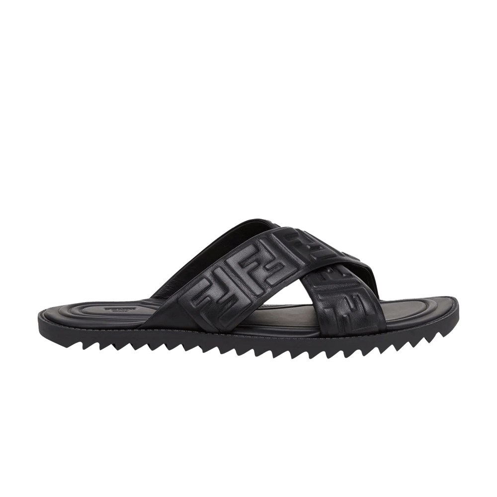 fenty black slides