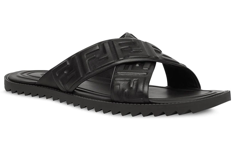 Lookbook 펜디 블랙 슬라이드 (Fendi Beullaek Seullaideu) 7X1222-AADS-F0QA1