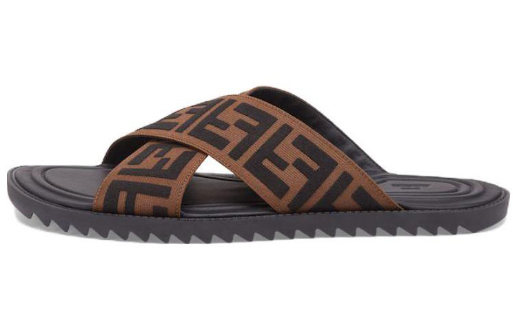 Fendi Slides 'Brown' 7X1222-A63T-F1425
