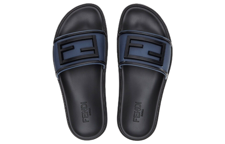 Shop Fendi Sandalias 'Azul Medieval Transparente' 7X1522-AHIS-F1GP3