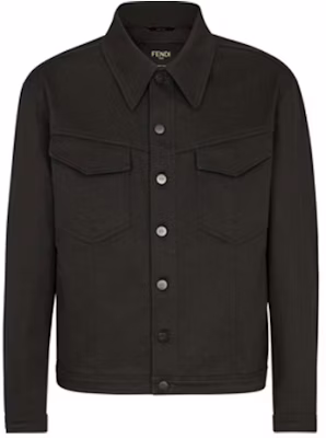 펜디 솔리드 블랙 긴팔 버튼업 재킷 FW1048AFETF0QA1 Buy 펜디 솔리드 블랙 긴팔 버튼업 재킷 FW1048AFETF0QA1