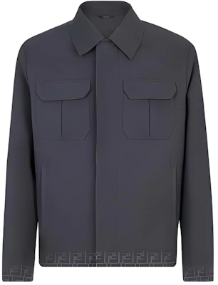 Fendi 純黑色長袖翻領夾克 FW0637ACC2F0QA1 Buy Fendi 純黑色長袖翻領夾克 FW0637ACC2F0QA1