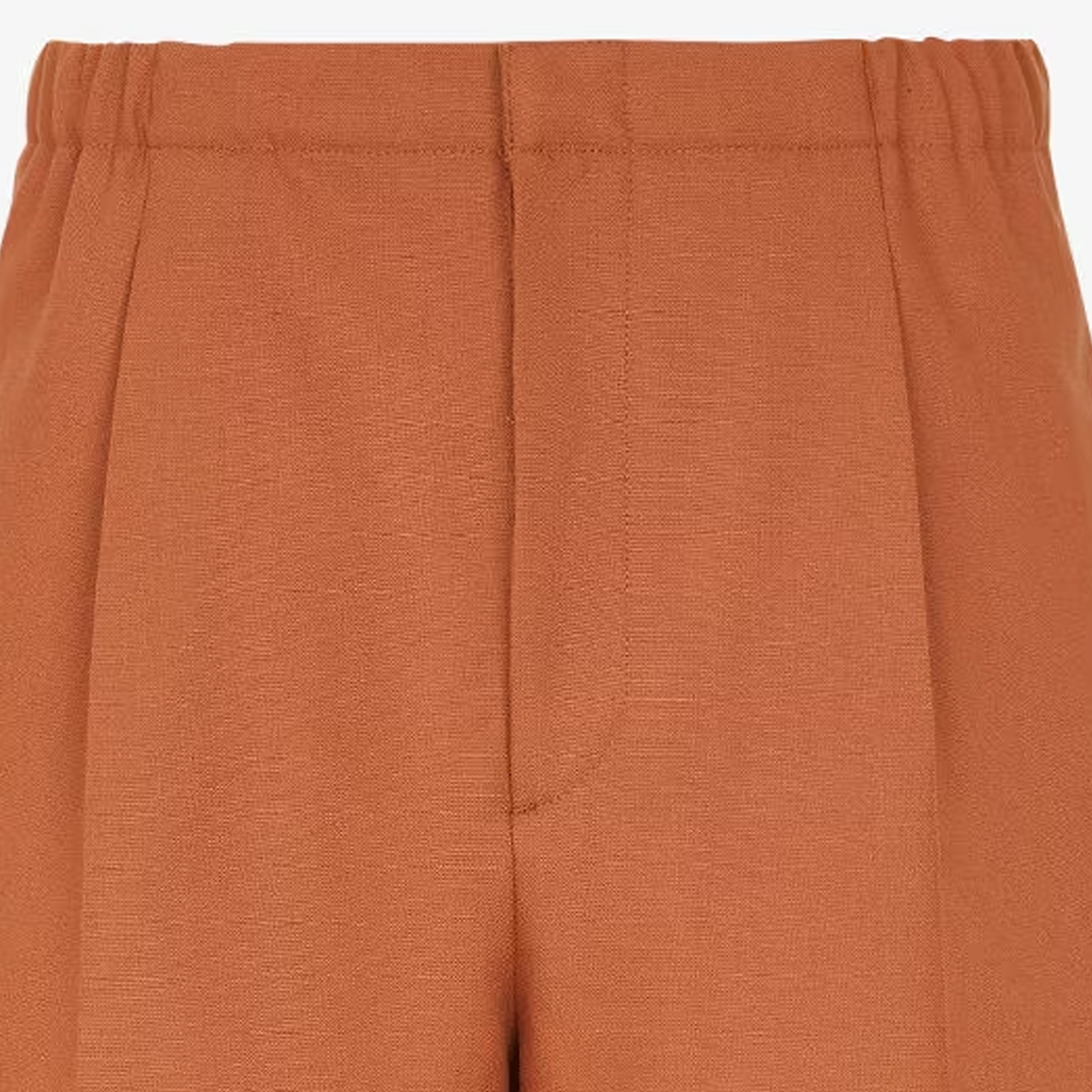 Purchase 芬迪棕色弹性腰带褶皱设计休闲裤 FB0979AR8SF1MTR