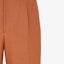 Details for FENDI Solid Brown Casual Pants with Elastic Waist and Pleated Design. FB0979AR8SF1MTR