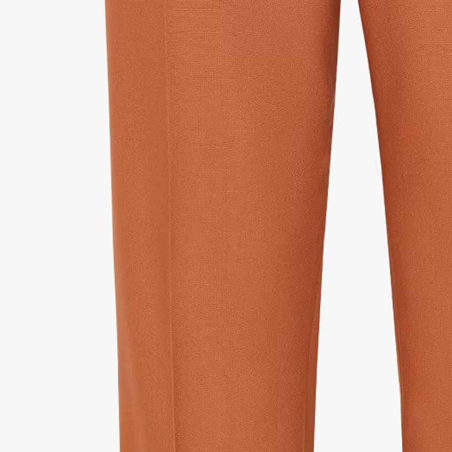 Sizing 芬迪棕色弹性腰带褶皱设计休闲裤 FB0979AR8SF1MTR