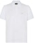 Order FENDI Solid Color Casual Short Sleeve Polo Shirt White FY0985APMVF1KTX