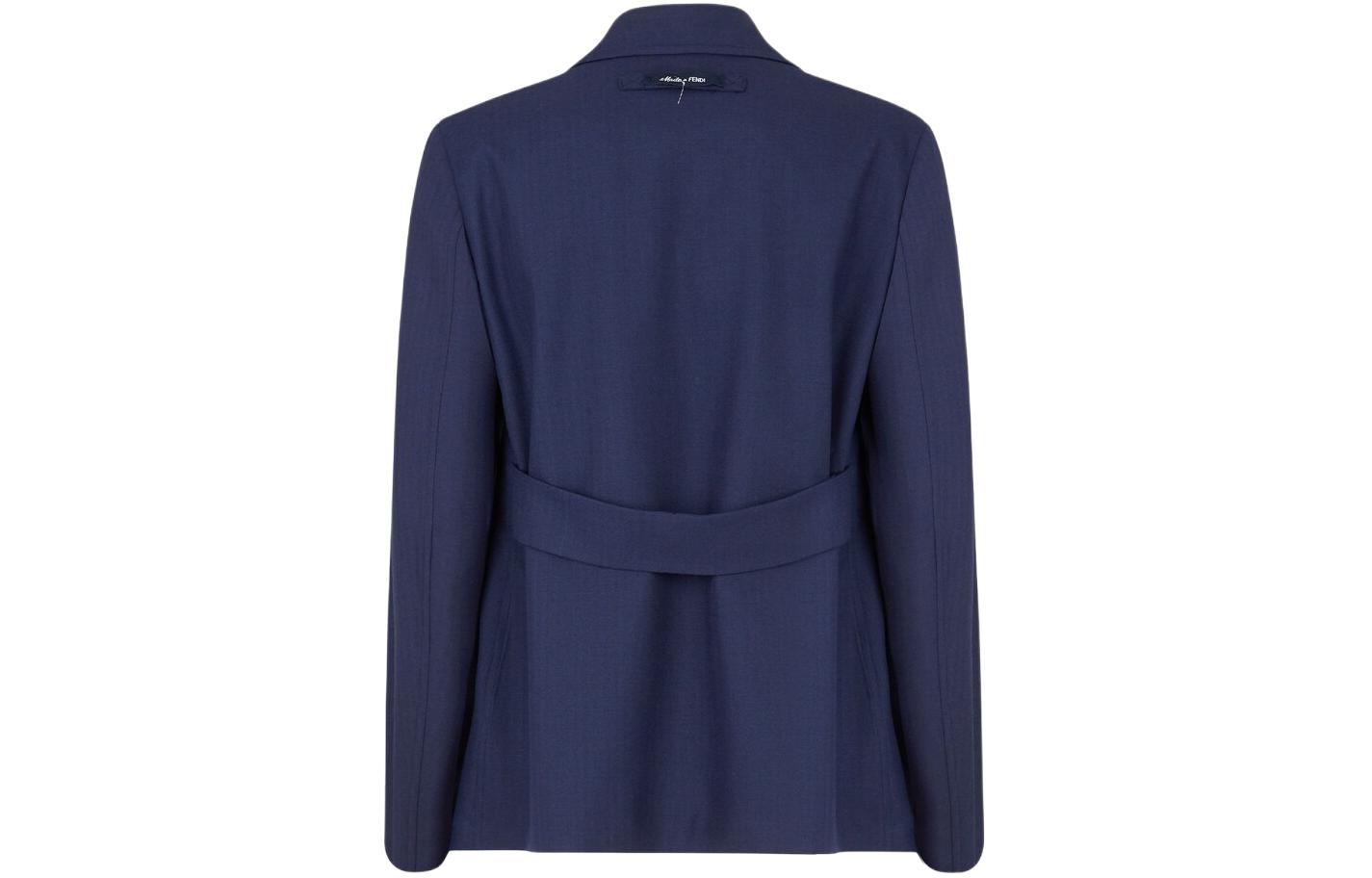 Lookbook Fendi 素色休閒夾克 藍色 FJ0797AR8SF04V6