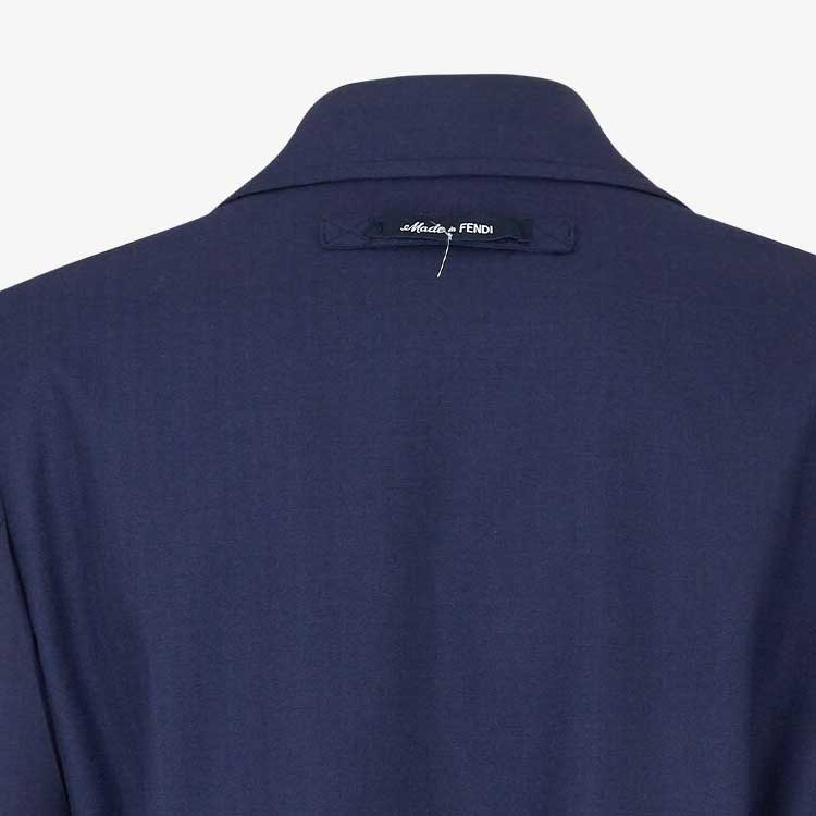 Details for Fendi 素色休閒夾克 藍色 FJ0797AR8SF04V6