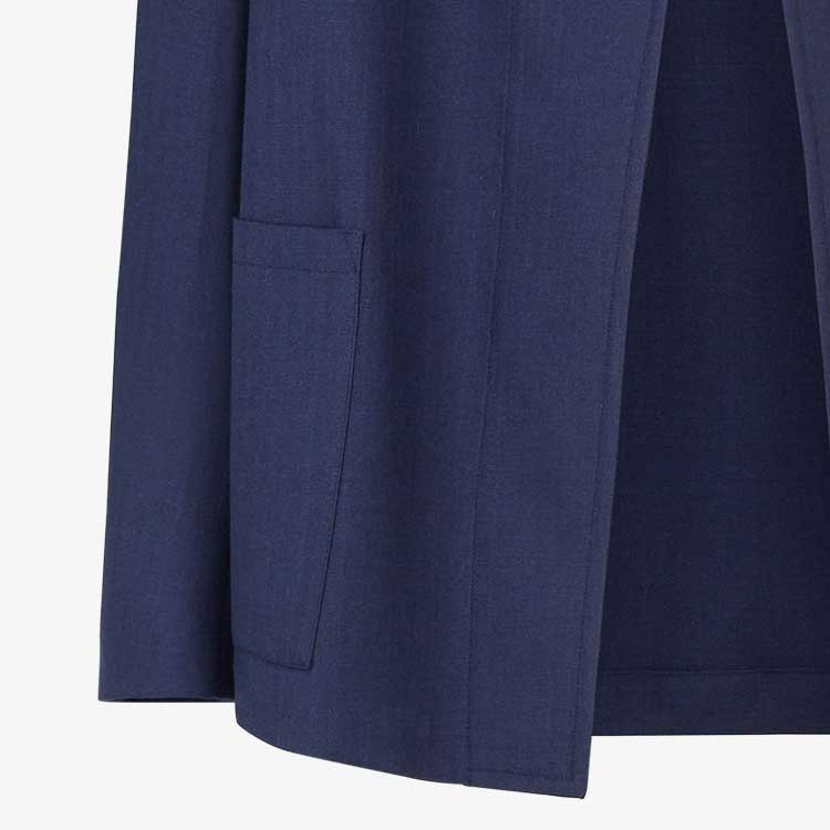 Sizing Fendi 素色休閒夾克 藍色 FJ0797AR8SF04V6