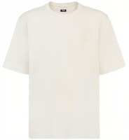 FENDI Solid Color Crew Neck Casual T-Shirt White Tee. FY0936AQJ7F-0RQ0 FENDI Solid Color Crew Neck Casual T-Shirt White Tee. FY0936AQJ7F-0RQ0