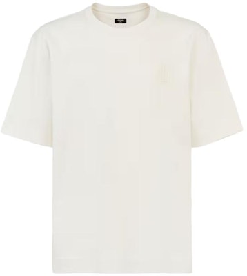 FENDI 純色圓領休閒短袖T恤 白色TEE FY0936AQJ7F-0RQ0 Order FENDI 純色圓領休閒短袖T恤 白色TEE FY0936AQJ7F-0RQ0