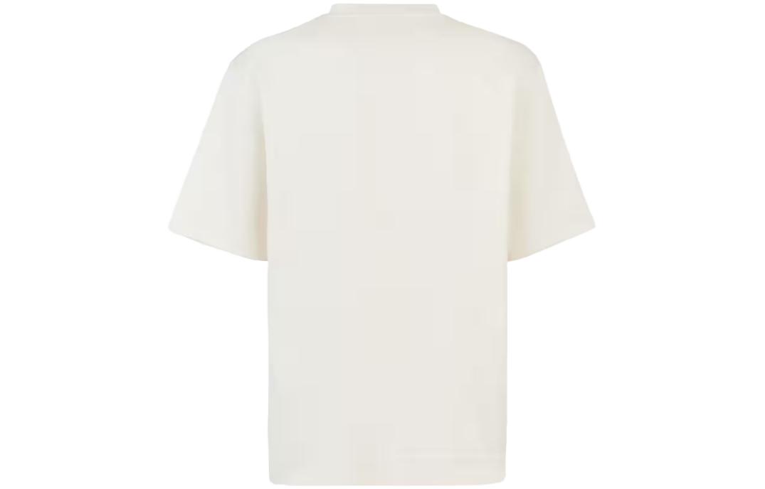 Lookbook FENDI 純色圓領休閒短袖T恤 白色TEE FY0936AQJ7F-0RQ0