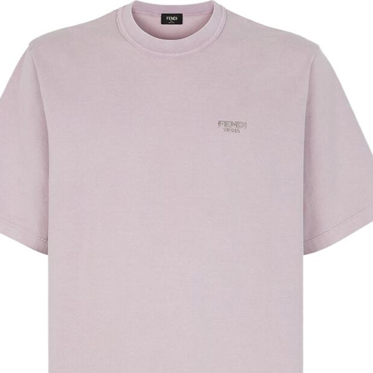 Sizing 芬迪纯色标志紫色T恤 FY1217APMEF0F5U