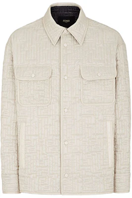 Fendi Solid Color White Long-Sleeve Jacket FW1106AI05F0QWN Buy Fendi Solid Color White Long-Sleeve Jacket FW1106AI05F0QWN