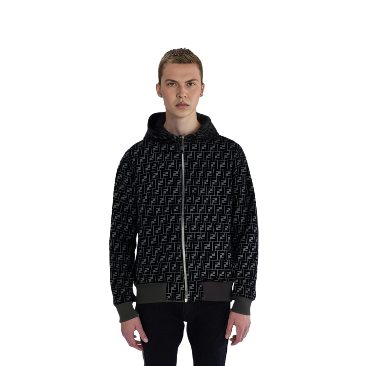 Purchase 펜디 SS21 블랙 로고 프린트 저지 원단 스웻셔츠 FW1040AAP0F0QA1