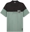 Order FENDI SS21 Embroidered Logo Hollow Short Sleeve Polo Men Black Sage Green. FAF632A52GF1DS9