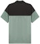 Lookbook FENDI SS21 Embroidered Logo Hollow Short Sleeve Polo Men Black Sage Green. FAF632A52GF1DS9