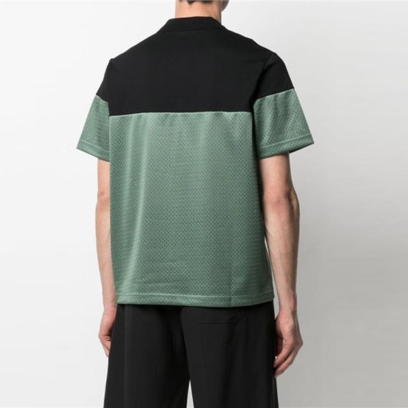 Purchase FENDI SS21 Polo Hombre Negro Verde Salvia con Logo Bordado y Manga Corta. FAF632A52GF1DS9