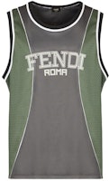 FENDI SS21 Green Tech Knit Mesh Vest FAF634A52DF1DS4 FENDI SS21 Green Tech Knit Mesh Vest FAF634A52DF1DS4