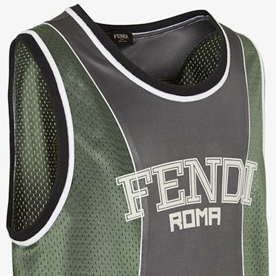 FENDI SS21 綠色科技針織網眼背心 FAF634A52DF1DS4 Purchase FENDI SS21 綠色科技針織網眼背心 FAF634A52DF1DS4