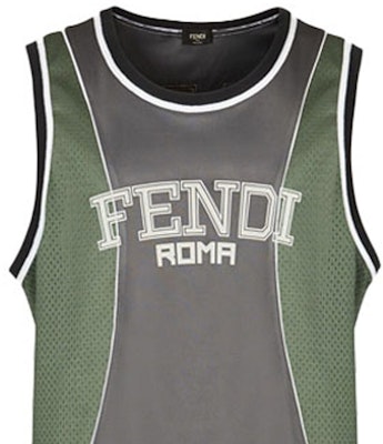 FENDI SS21 綠色科技針織網眼背心 FAF634A52DF1DS4 Details for FENDI SS21 綠色科技針織網眼背心 FAF634A52DF1DS4
