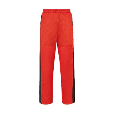 FENDI SS21 Red Tech Mesh Sports Pants. FAB558A52AF1DOO