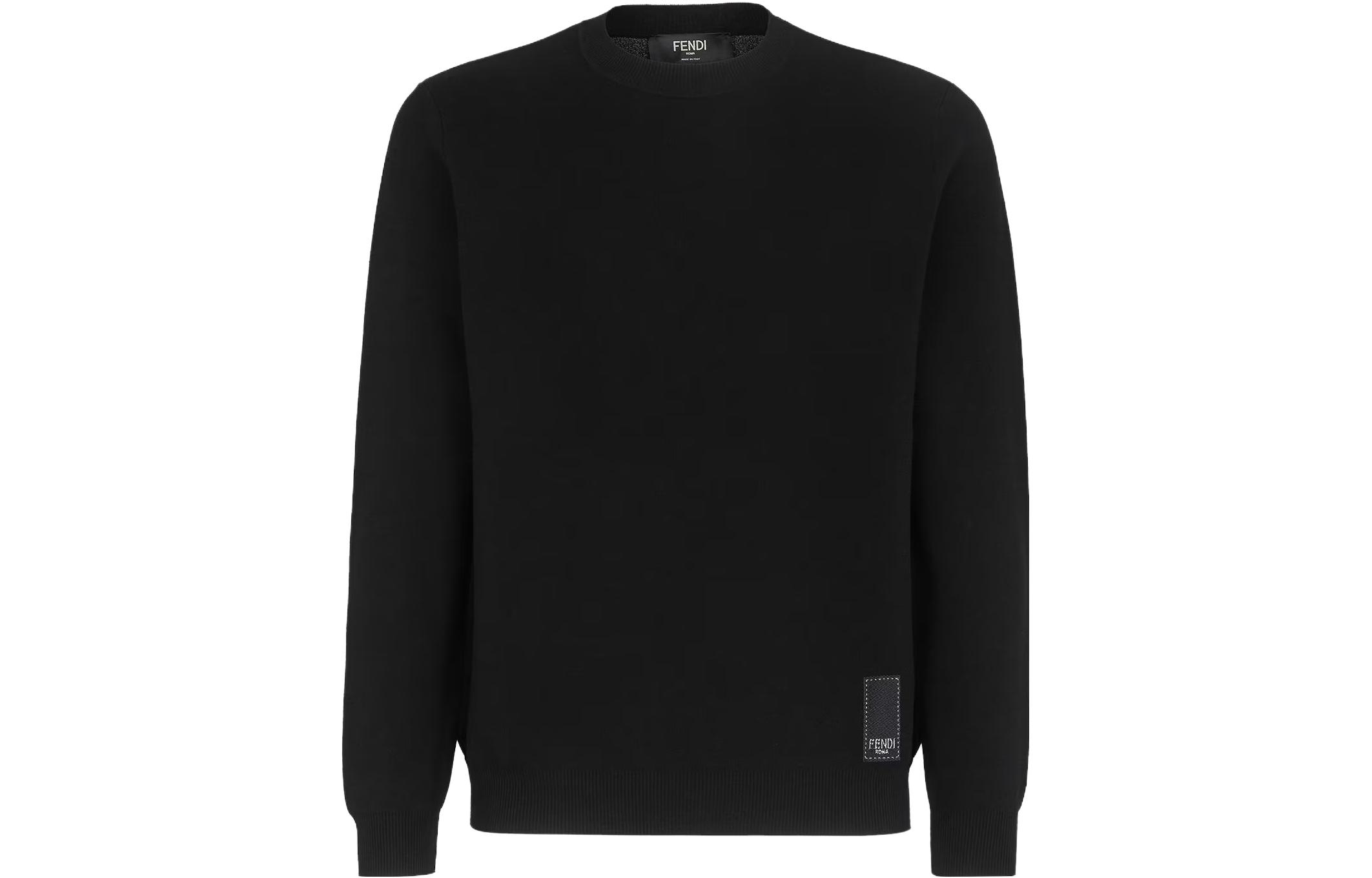 Order FENDI SS22 黑色圆领长袖卫衣上衣. FZX030AIB7F0QA1