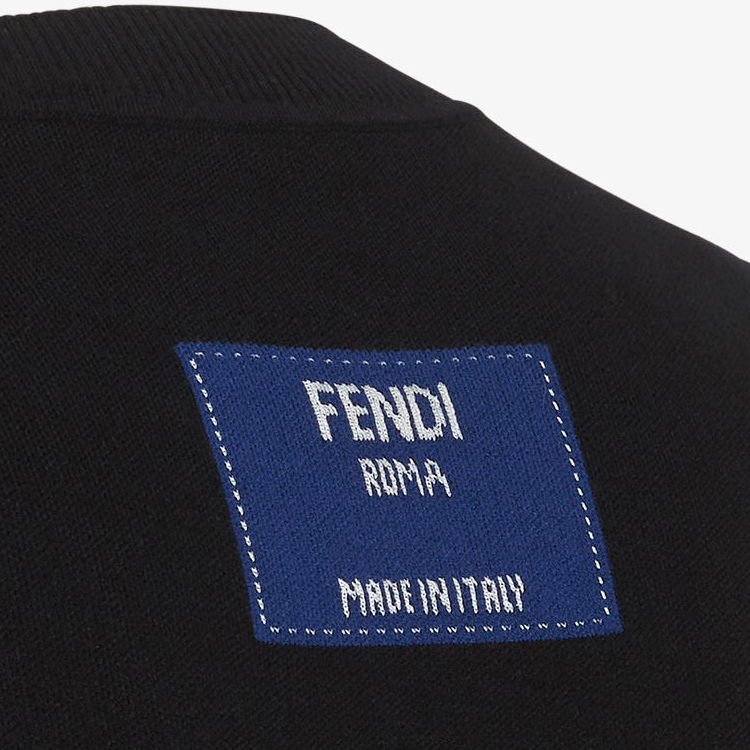 Purchase FENDI SS22 黑色圆领长袖卫衣上衣. FZX030AIB7F0QA1