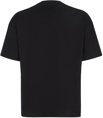 フェンディ SS22 ブラック ロゴ刺繍 クルーネック Tシャツ. FY3936AILBF0QA1 Lookbook フェンディ SS22 ブラック ロゴ刺繍 クルーネック Tシャツ. FY3936AILBF0QA1