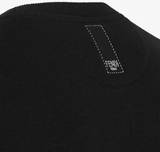 FENDI SS22 黑色標誌印花長袖圓領衛衣 FY1132A9ROF0QA1 4