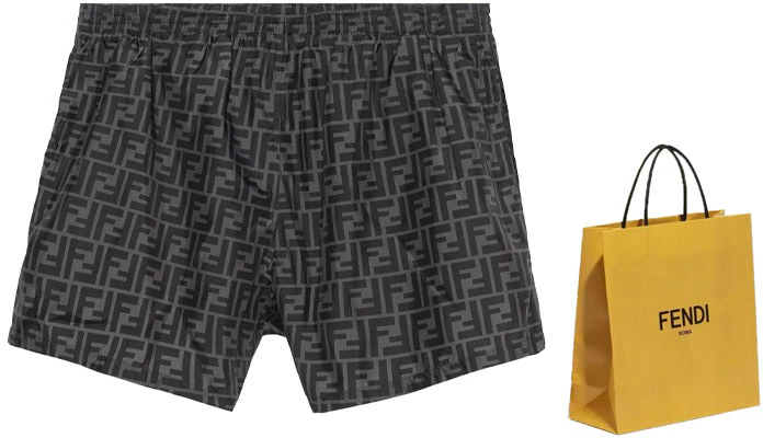 FENDI SS22 Black Logo Print Relaxed Fit Drawstring Shorts. FXB077A79FF0P9B Shop FENDI SS22 Black Logo Print Relaxed Fit Drawstring Shorts. FXB077A79FF0P9B