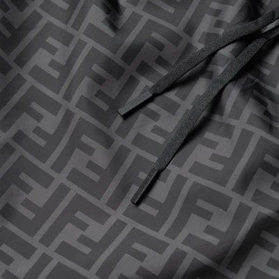 FENDI SS22 Black Logo Print Relaxed Fit Drawstring Shorts. FXB077A79FF0P9B Purchase FENDI SS22 Black Logo Print Relaxed Fit Drawstring Shorts. FXB077A79FF0P9B