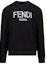 Buy FENDI SS22 Black Pullover Sweatshirt with Letter Logo. FY0178AKDIF0QA1