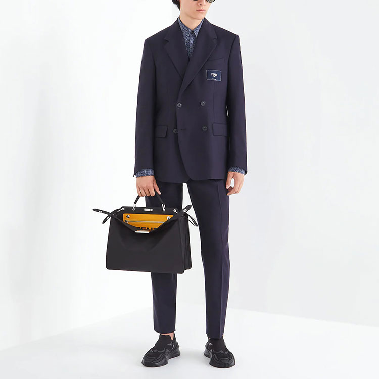 FENDI SS22  Blue Logo Print Long Sleeve Shirt FS0585AI8P-F1GR2 圖 4