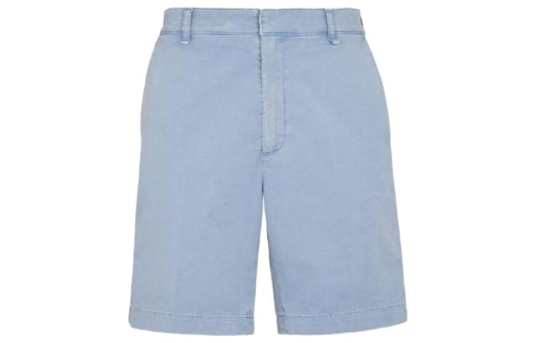 Order FENDI SS22 蓝色纯色直筒休闲短裤. FB0930AO6YF1LU1