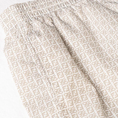 FENDI SS22 Brown Plaid Printed Drawstring Casual Shorts. FXB077AH3WF1GW8 Details for FENDI SS22 Brown Plaid Printed Drawstring Casual Shorts. FXB077AH3WF1GW8