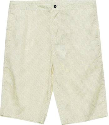 FENDI SS22 Light Green Plaid Button Mid-Rise Straight Shorts. FXB079AH3WF1GW6 Order FENDI SS22 Light Green Plaid Button Mid-Rise Straight Shorts. FXB079AH3WF1GW6