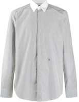 FENDI SS22 Striped Collared Long Sleeve Shirt Grey. FS0585A9GJF0QC7 FENDI SS22 Striped Collared Long Sleeve Shirt Grey. FS0585A9GJF0QC7
