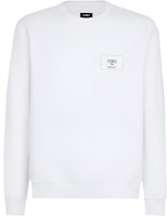FENDI SS22 White Cotton Long-Sleeve Crewneck Sweatshirt. FY1132A9ROF0WA0 FENDI SS22 White Cotton Long-Sleeve Crewneck Sweatshirt. FY1132A9ROF0WA0