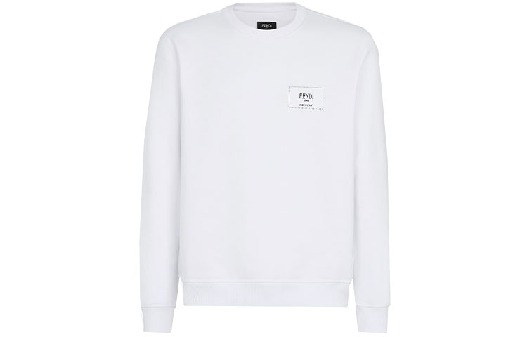 Order FENDI SS22 白色长袖圆领棉质卫衣 FY1132A9ROF0WA0