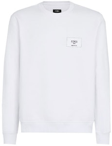 FENDI SS22 白色棉質長袖圓領衛衣 FY1132A9ROF0WA0 Order FENDI SS22 白色棉質長袖圓領衛衣 FY1132A9ROF0WA0