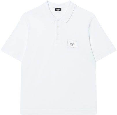 FENDI SS22 White Straight-Cut Short-Sleeve Polo Shirt with Button Details. FY1131A9RPF0WA0 Buy FENDI SS22 White Straight-Cut Short-Sleeve Polo Shirt with Button Details. FY1131A9RPF0WA0
