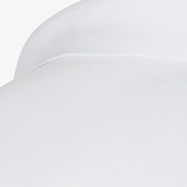 Sizing FENDI SS22 Baju Polo Putih Lengan Pendek Fesyen dengan Butang. FY1131A9RPF0WA0