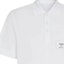 Cheap FENDI SS22 White Straight-Cut Short-Sleeve Polo Shirt with Button Details. FY1131A9RPF0WA0